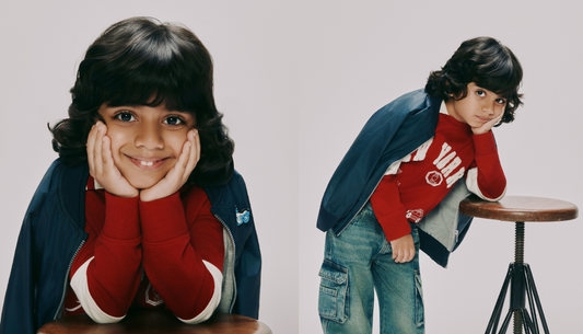 Kidswear fashion trends AW’25 featuring stylish outfits for girls and boys at Westside