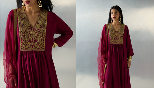 Karwa Chauth Outfit Colours – Red, Pink, Orange & Green - Westside