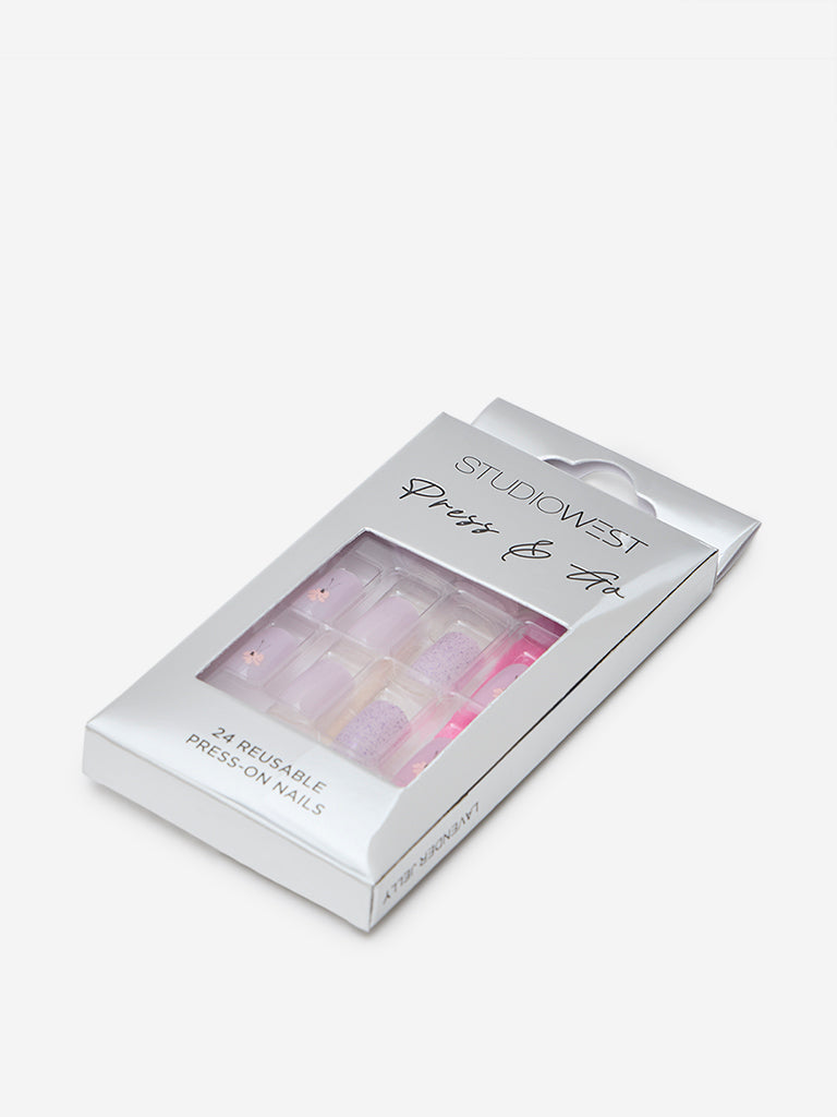 Studiowest Lavender Jelly Presson Nail Set