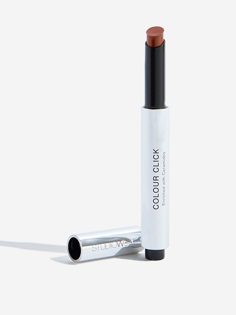 Studiowest Taupe NB01 Glow Filter Colour Click Lipstick - 2.1 gm