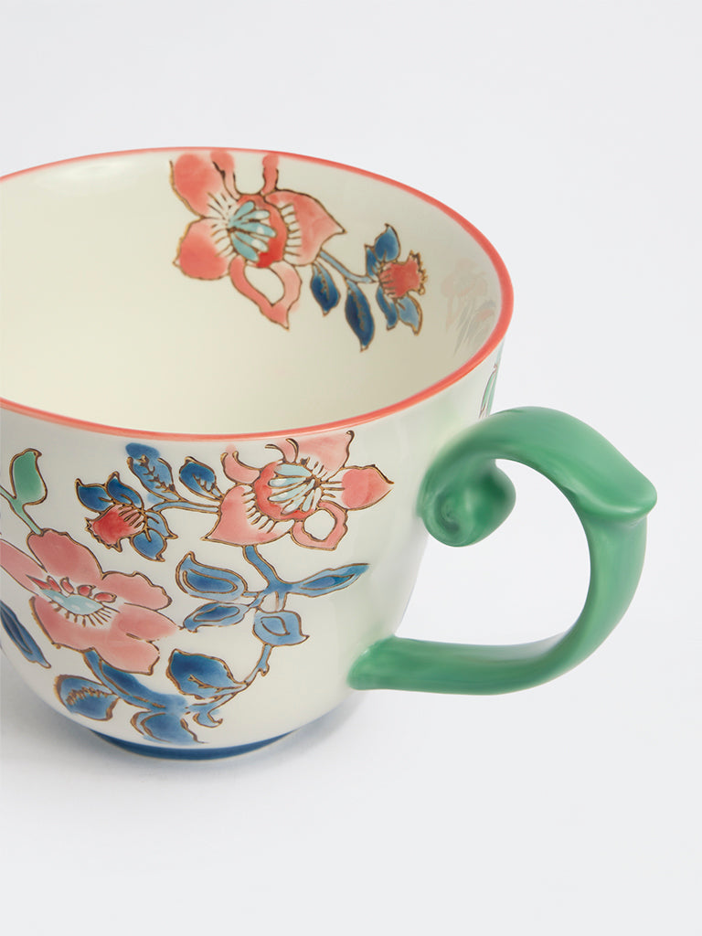 Westside Home Multicolour Floral Mug