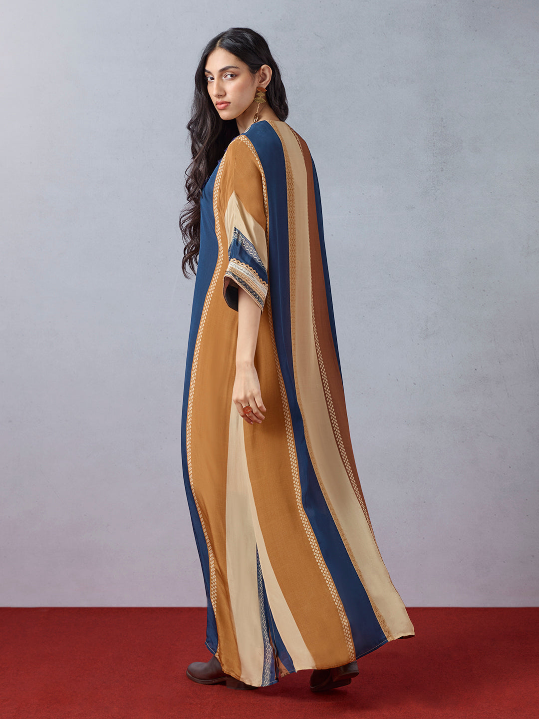 Colourblocked Kaftan - Multicolour