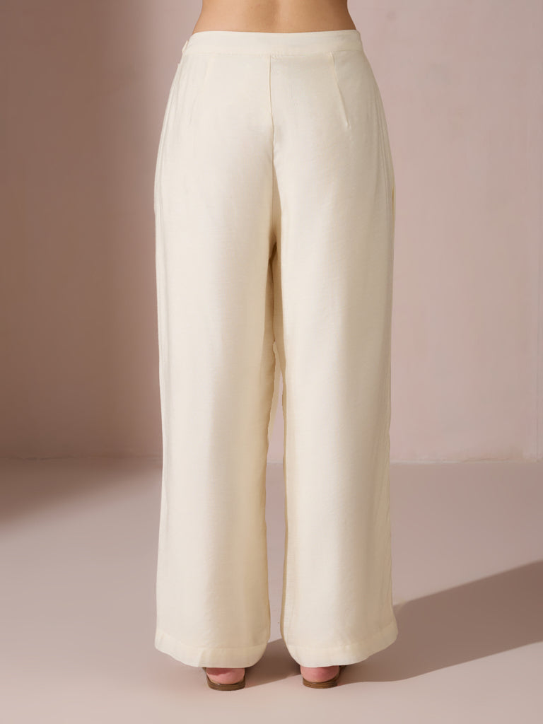Straight Pants – White