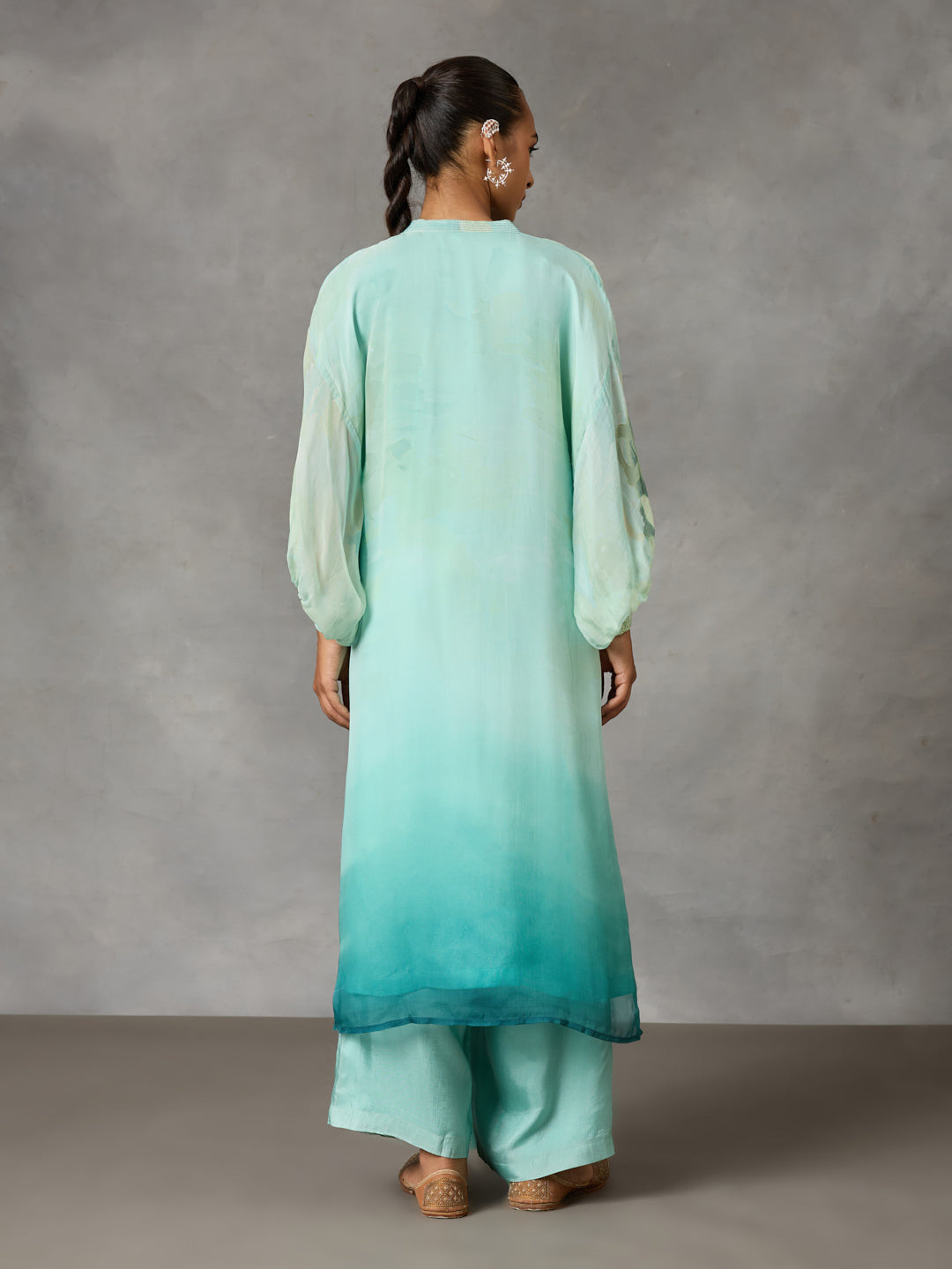 Watercolor Printed Kurta