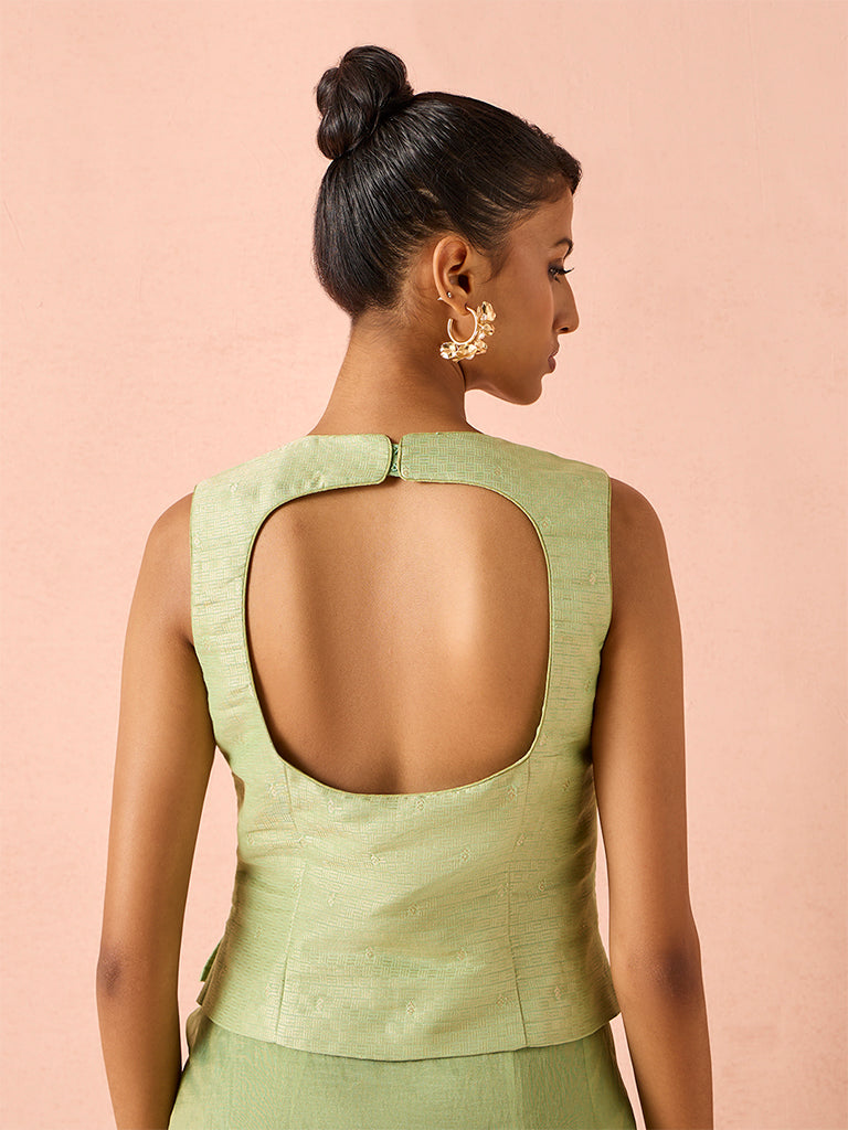 Jacquard Top – Green