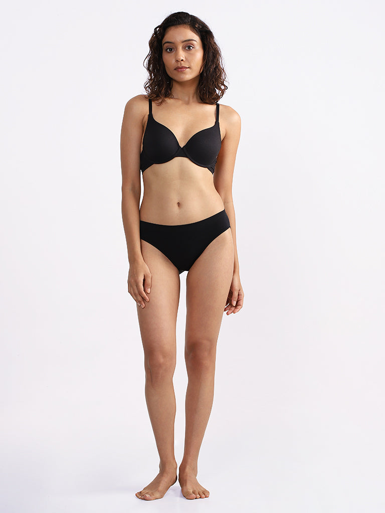 Wunderlove Black T-Shirt Bra