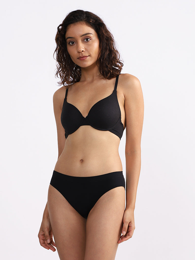 Wunderlove Black T-Shirt Bra