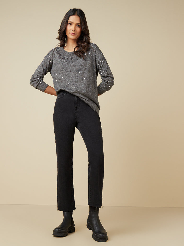 LOV Black High Rise Jeans