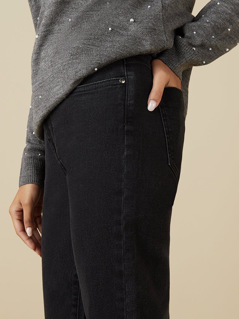 LOV Black High Rise Jeans