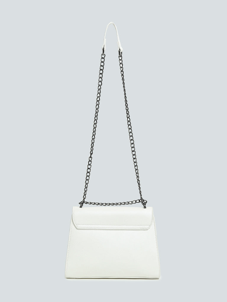 LOV Off-White Clutch Bag