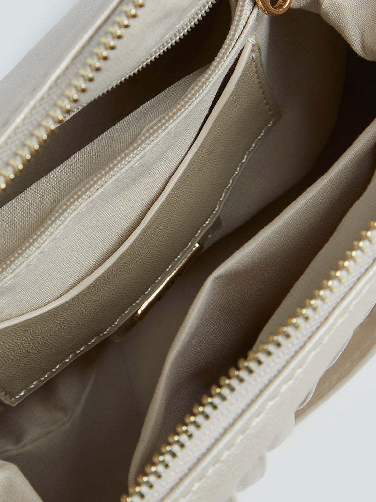 LOV Light Taupe Jerry Shoulder Bag