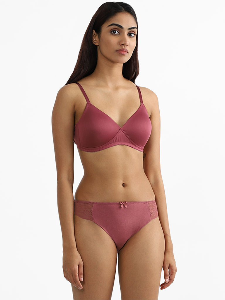 Wunderlove Mauve Mia Brief