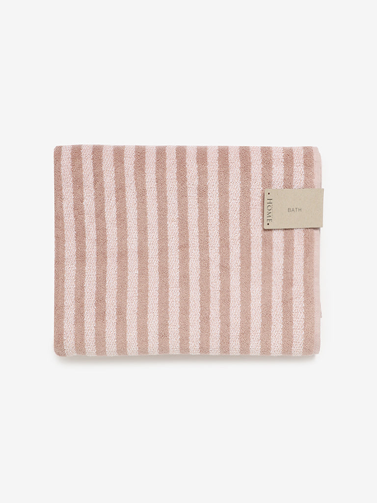 Westside Home Grisaille Stripe Bath Towel