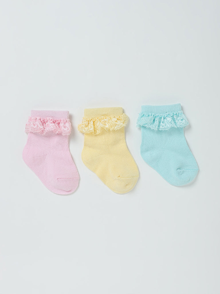 HOP Baby Multicolour Socks Set Of Three