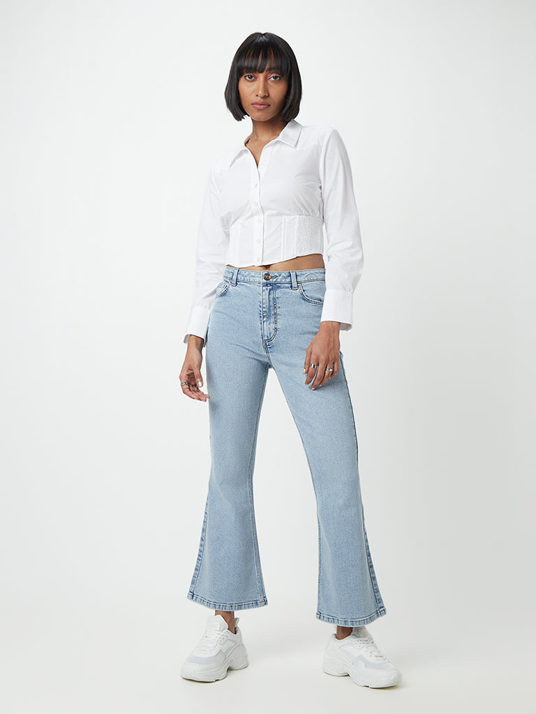 Nuon Light Blue Bootcut Jeans