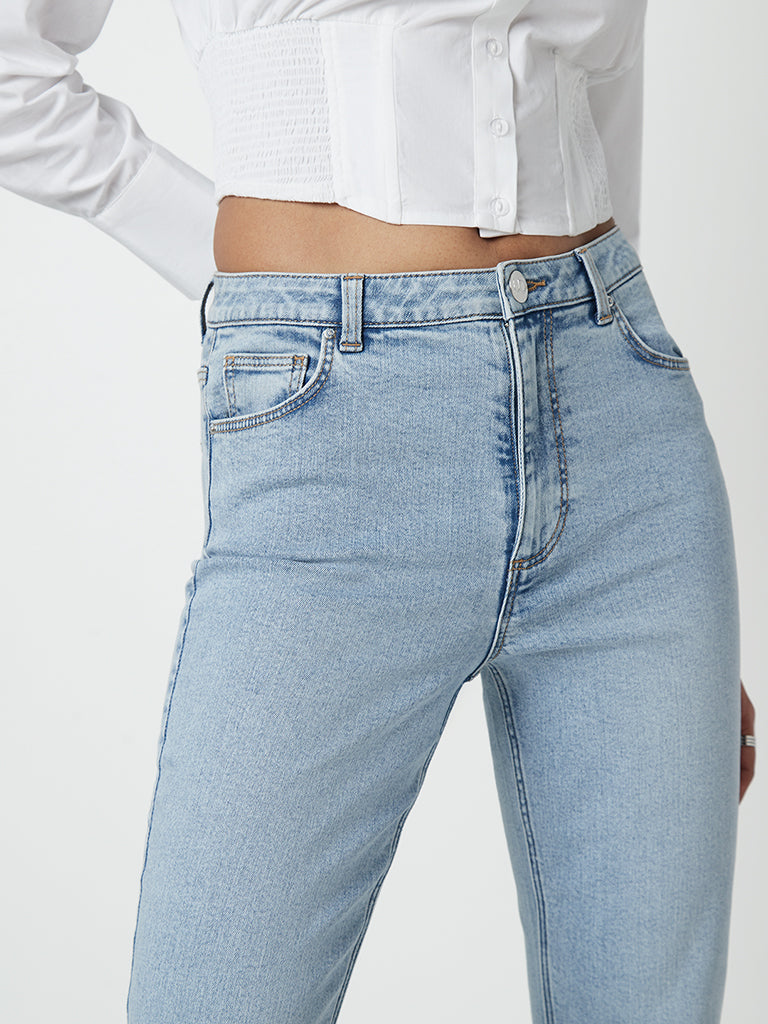 Nuon Light Blue Bootcut Jeans