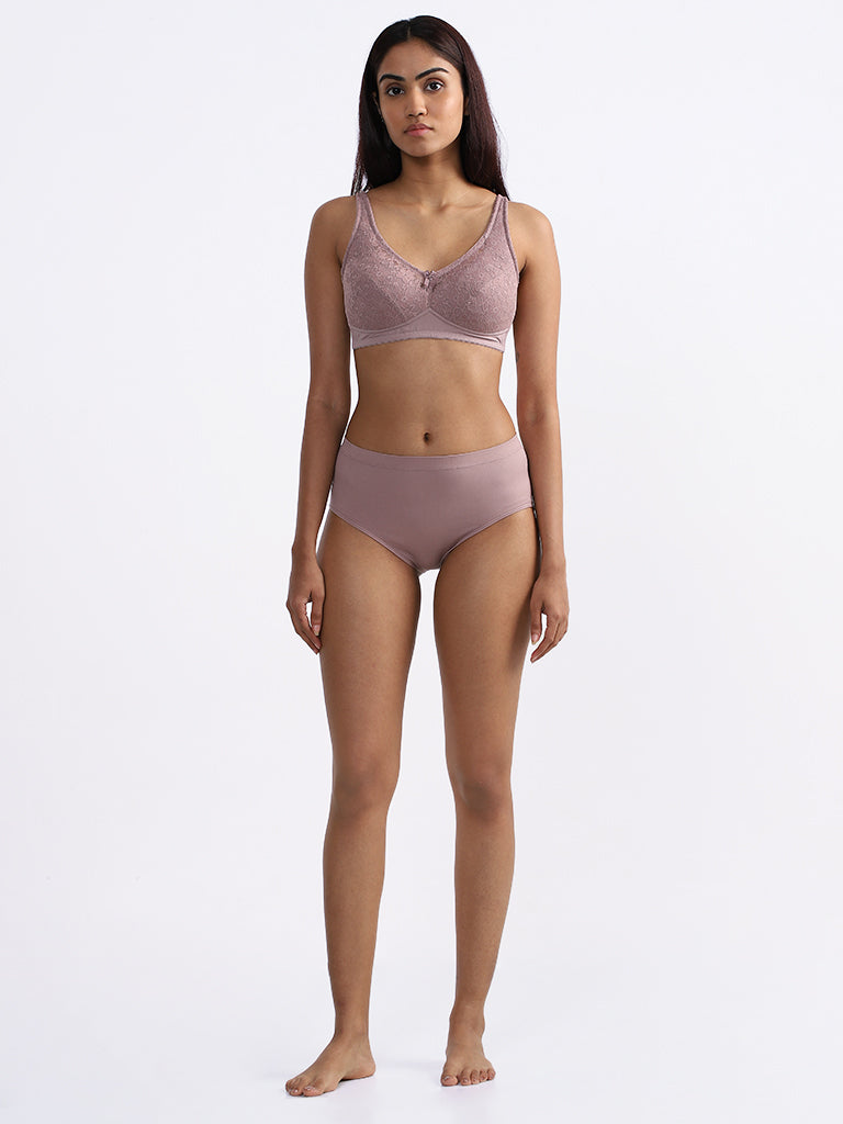 Wunderlove Lace Light Magenta Bra