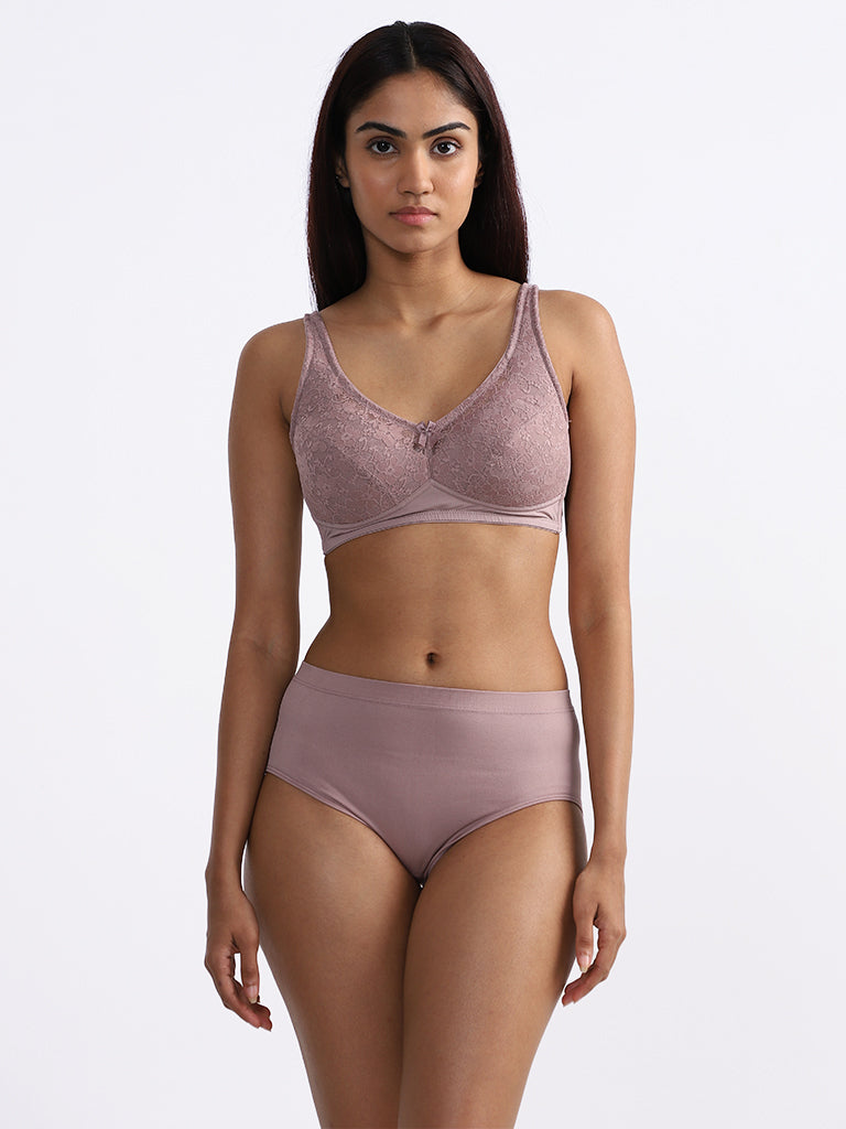 Wunderlove Lace Light Magenta Bra