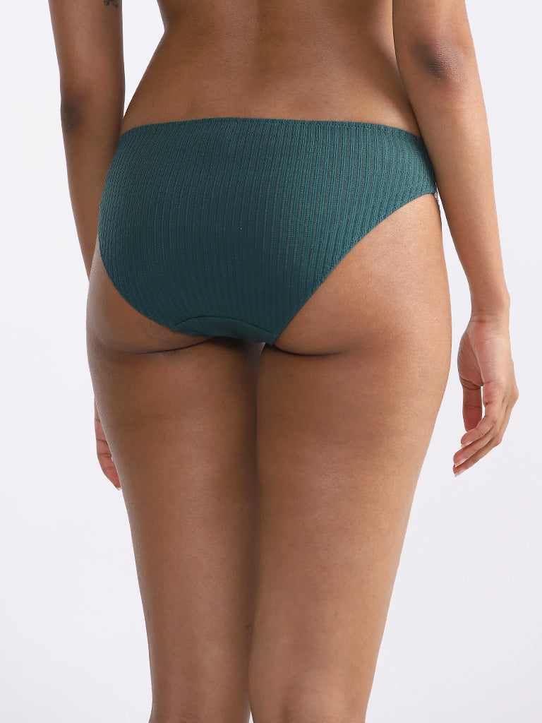 Wunderlove Dark Green Cheeky Brief