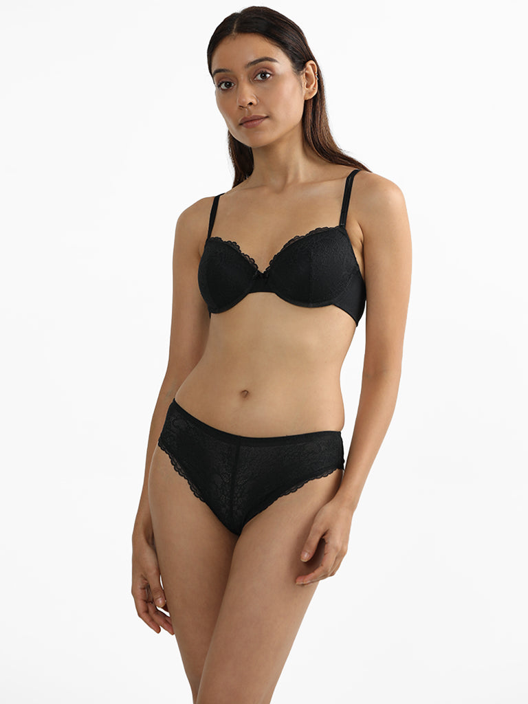 Wunderlove Mia Black Brazilian Bra