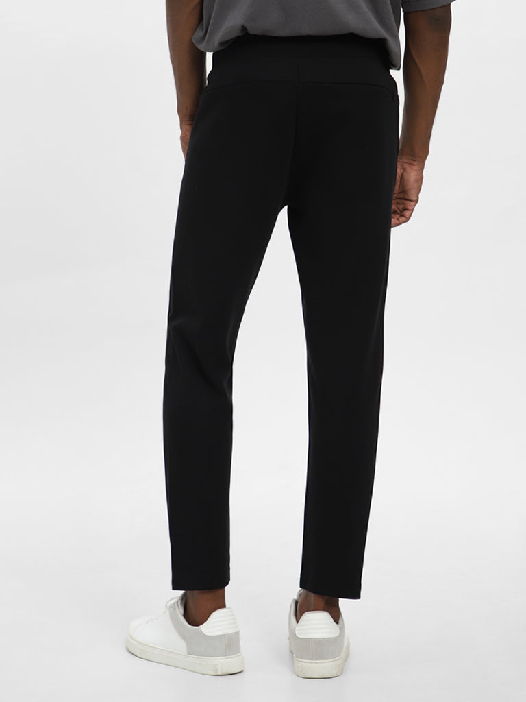 Studiofit Solid Black Track Pants