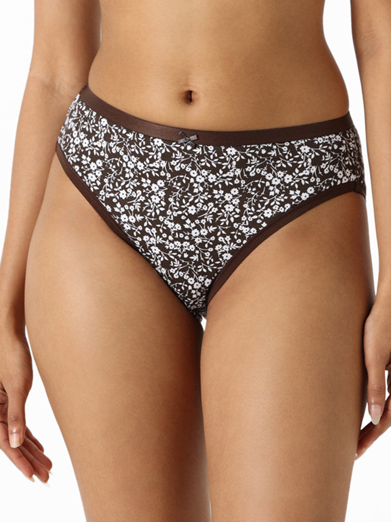 Wunderlove Multicolor High Leg Briefs - Pack of 3