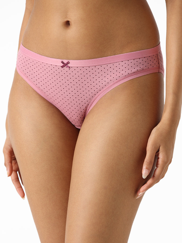 Wunderlove Multicolor Bikini Briefs - Pack of 3