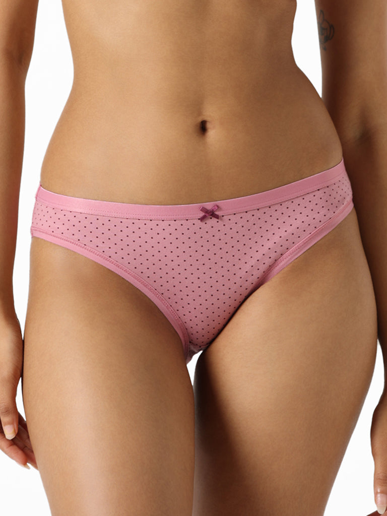 Wunderlove Multicolor Bikini Briefs - Pack of 3
