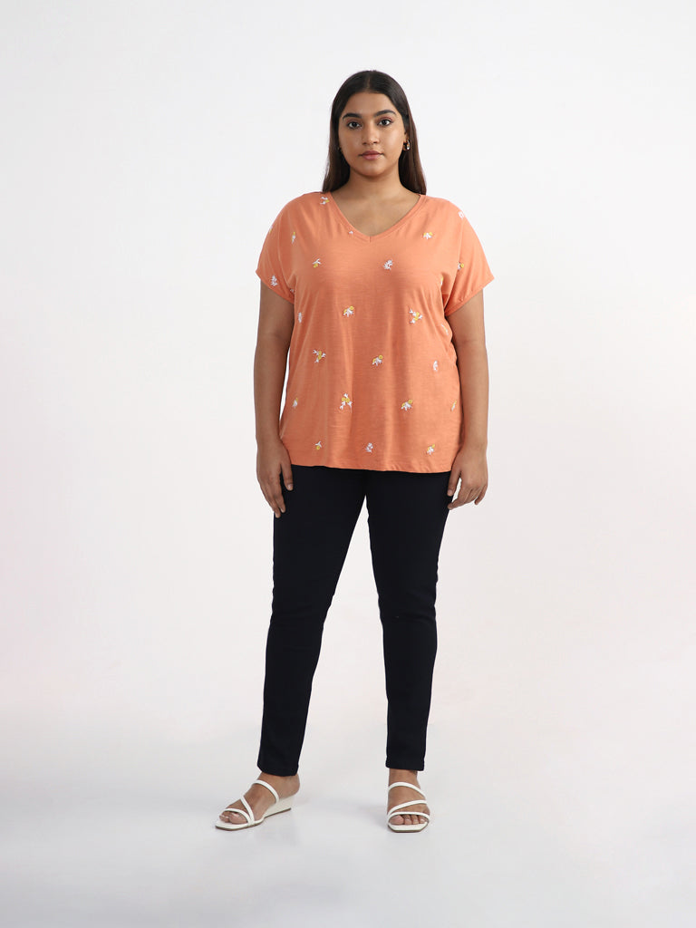 Gia Solid Mid Blue Jeans