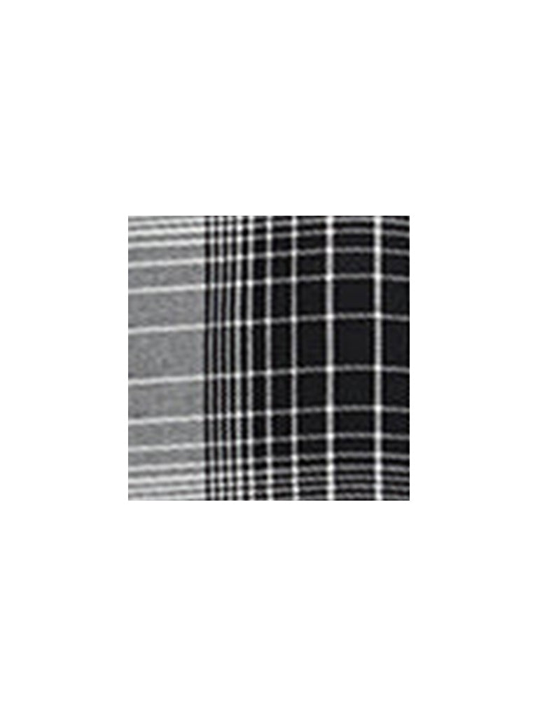Nuon Black Checked Slim - Fit Shirt