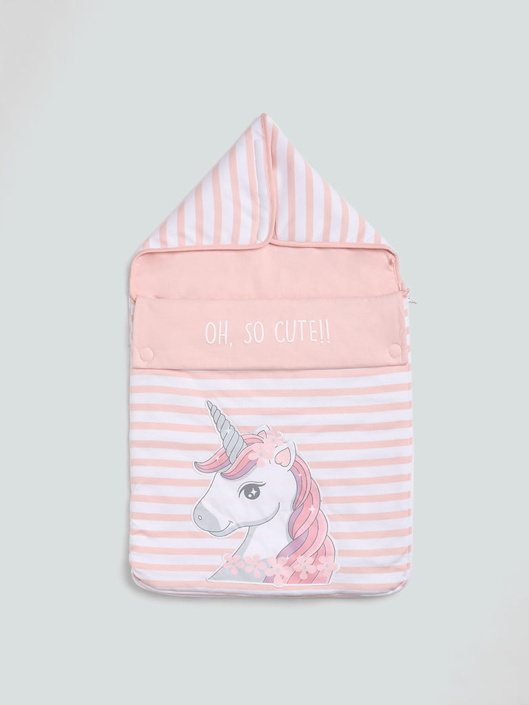 HOP Baby Pink Unicorn Sleeping Bag