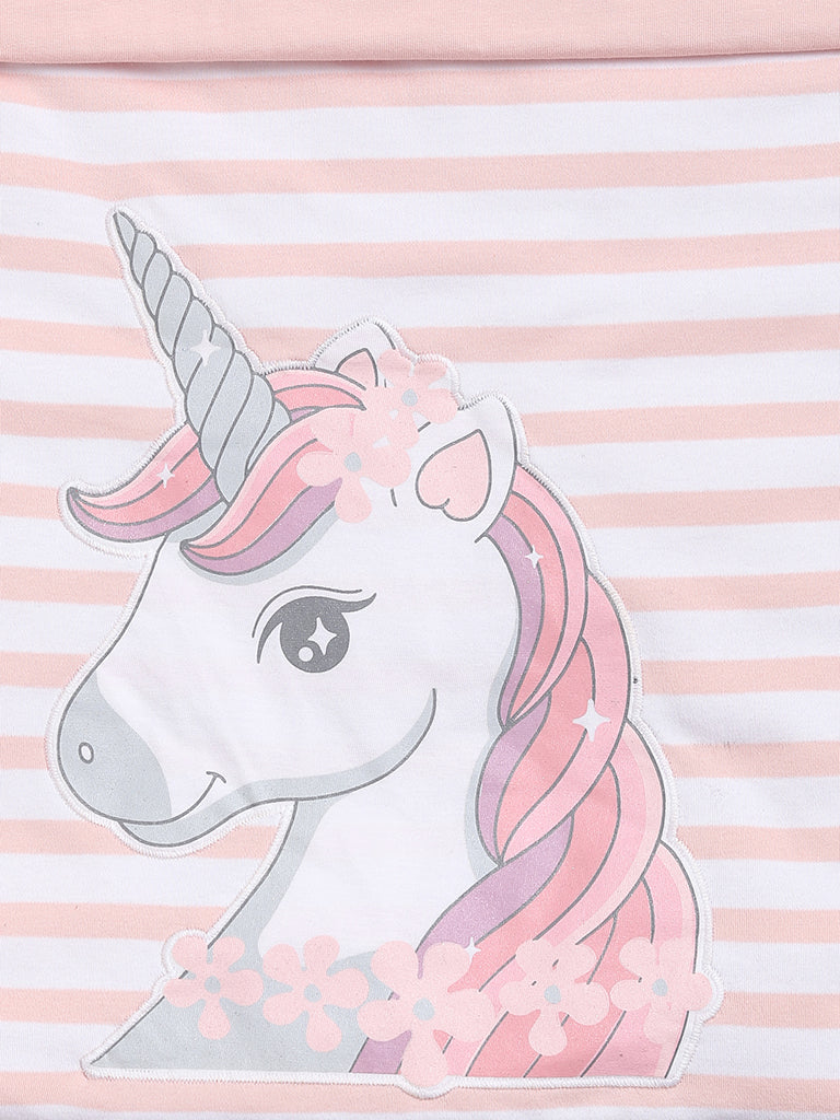 HOP Baby Pink Unicorn Sleeping Bag