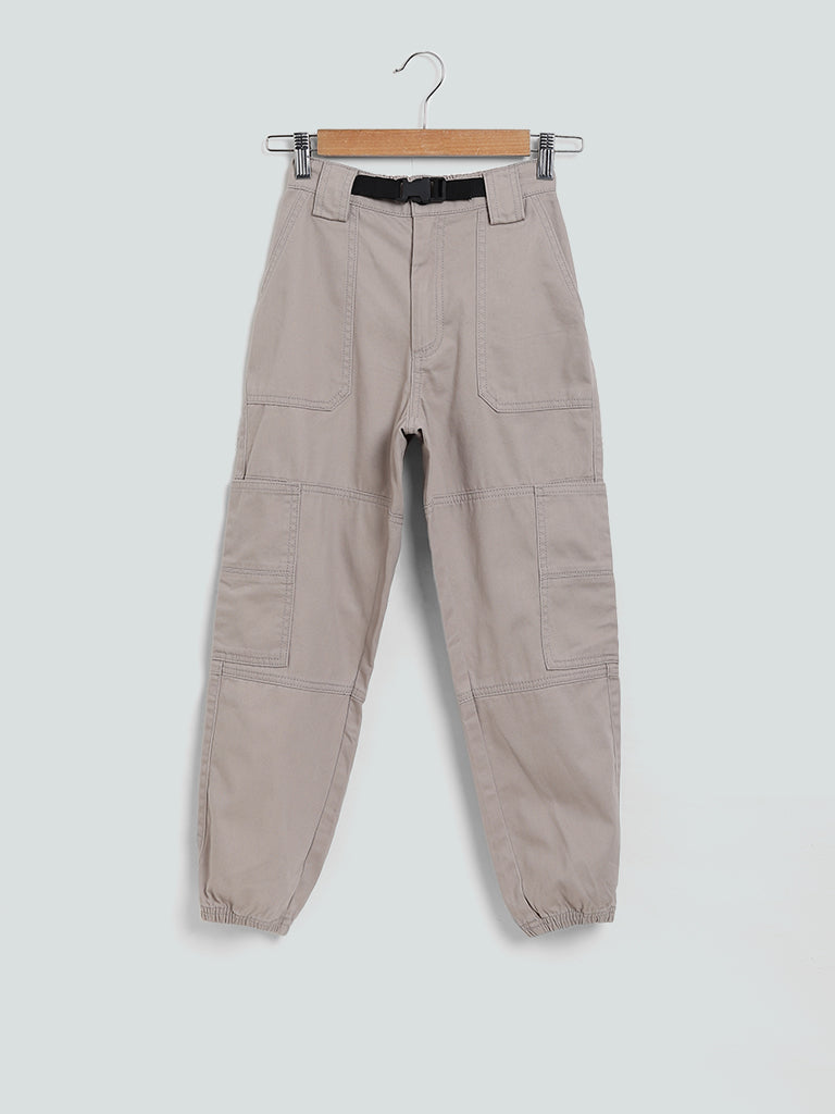 Y&F Kids Beige Alex Joggers
