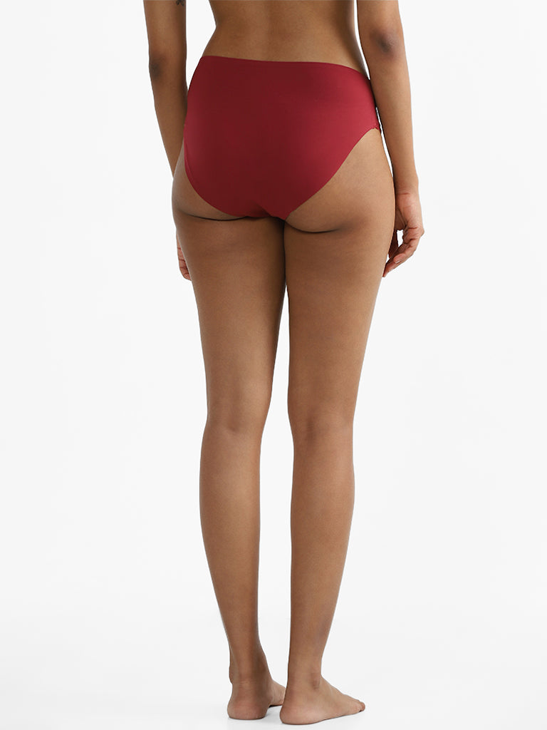 Wunderlove Burgundy Lace Briefs
