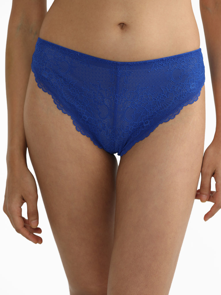 Wunderlove Mia Blue Brazilian Brief