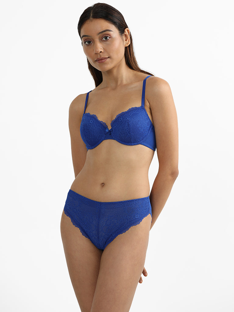 Wunderlove Mia Blue Brazilian Brief