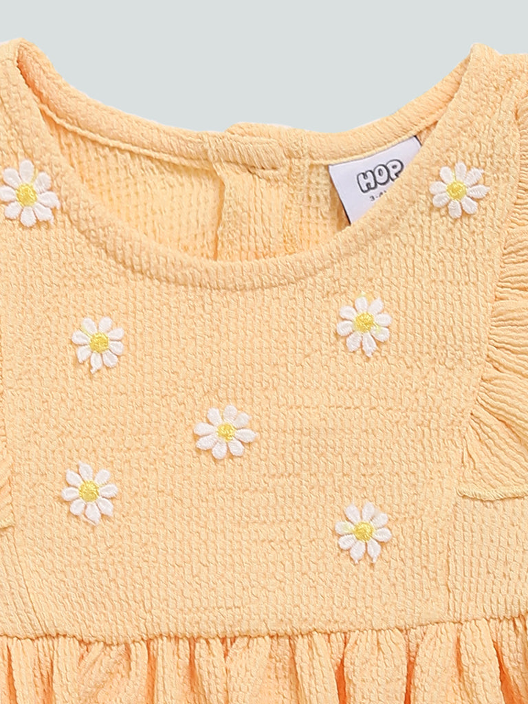 HOP Kids Yellow Pam Floral Dress