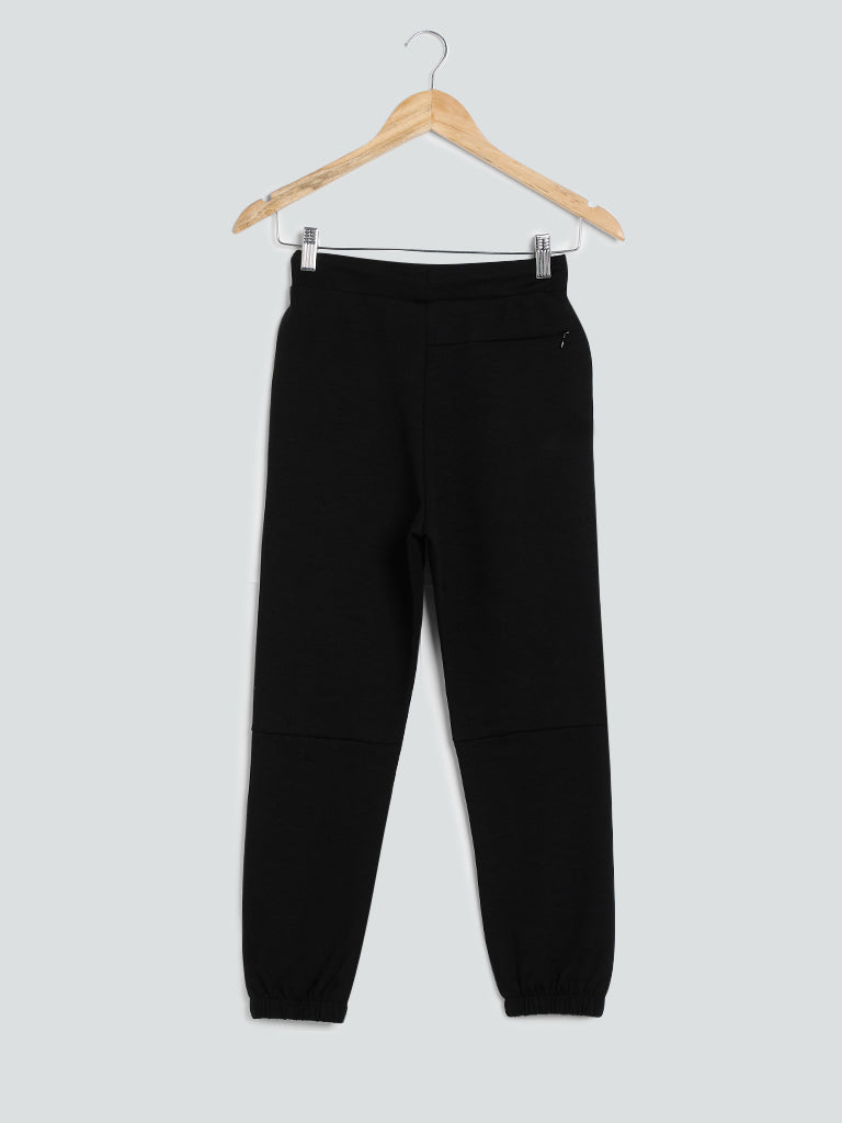 Y&F Solid Black Joggers