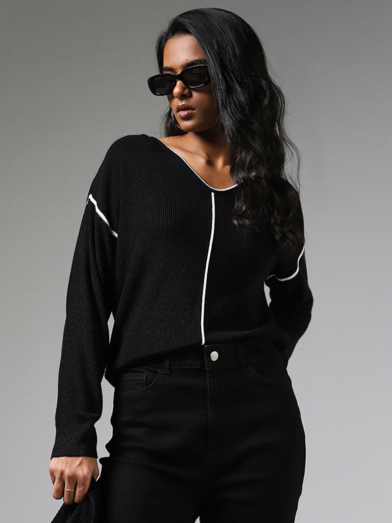 LOV Black Contrast Panel Top