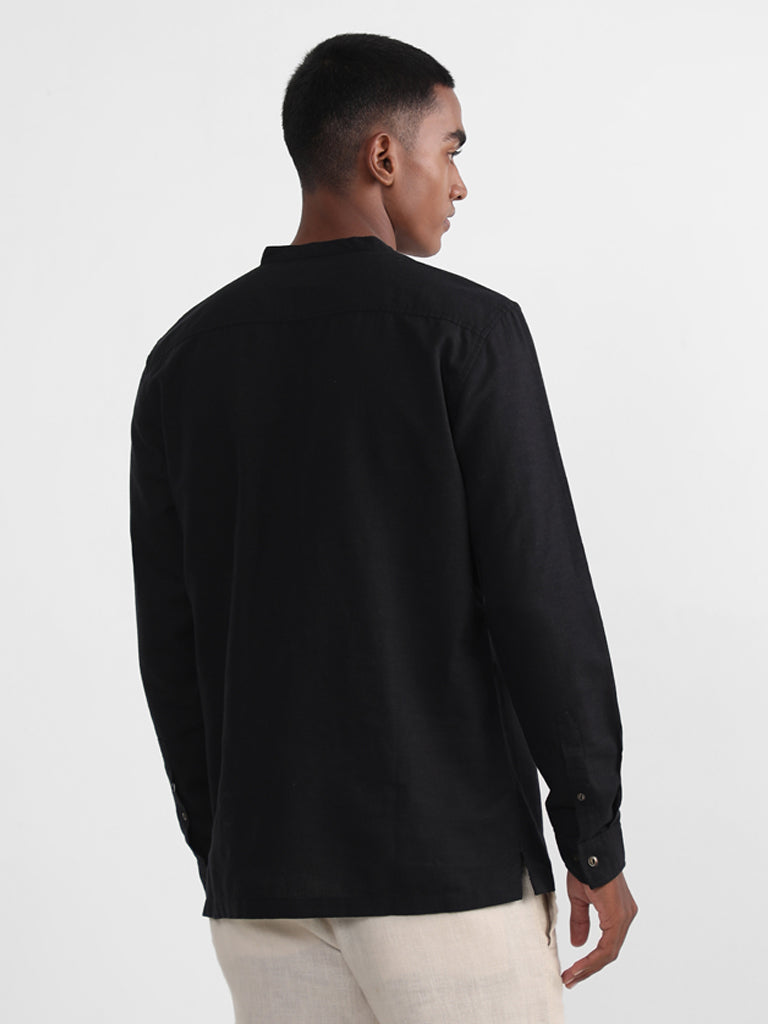 ETA Solid Black Resort Fit Shirt