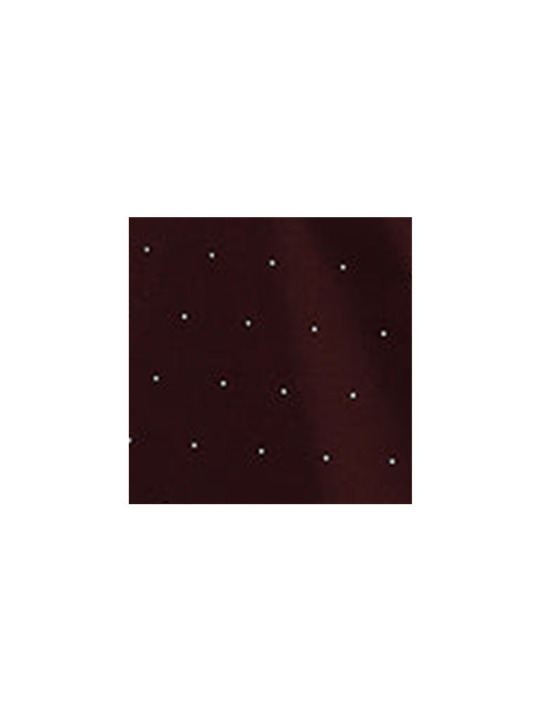 WES Formals Printed Wine-Colored Slim Fit Shirt