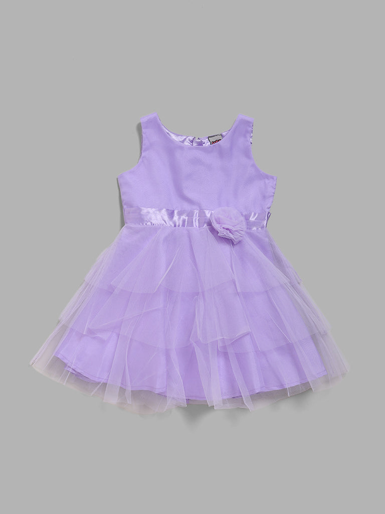 HOP Kids Lilac Fit and Flare Dress
