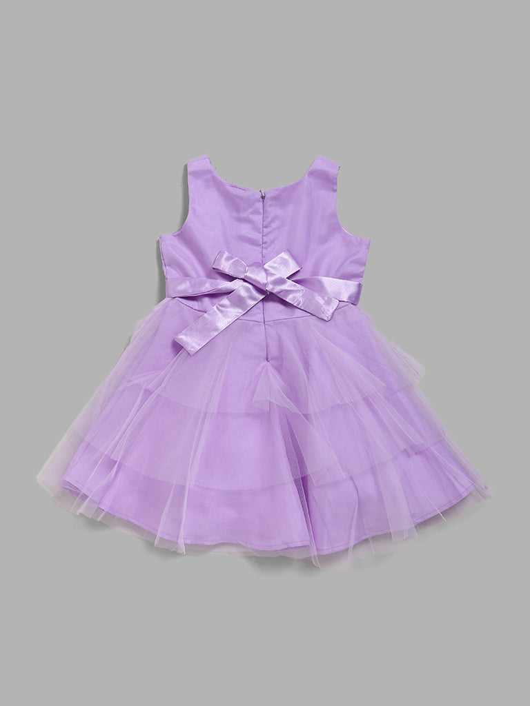 HOP Kids Lilac Fit and Flare Dress