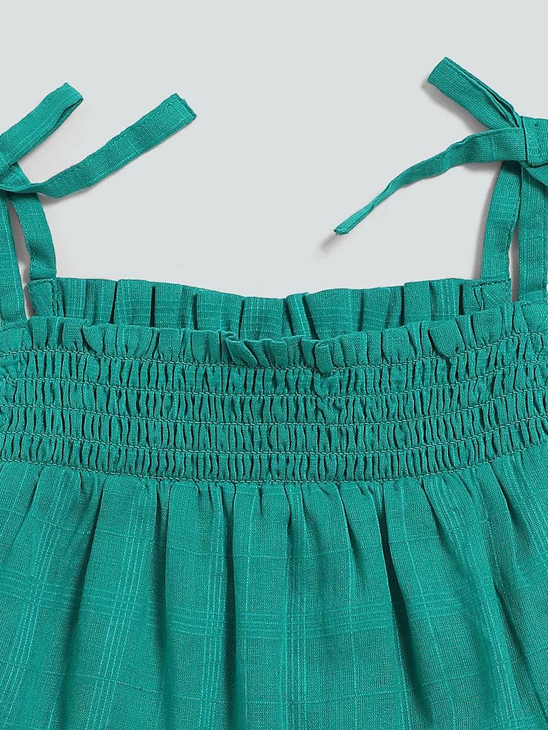 HOP Kids Green Lucy Tiered Dress