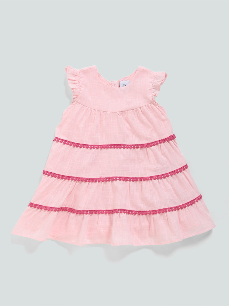 HOP Pink Tiered Rio Dress