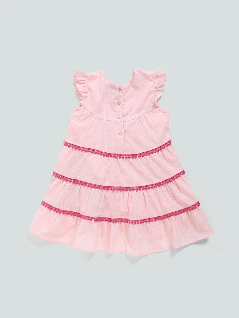 HOP Pink Tiered Rio Dress