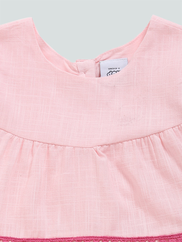 HOP Pink Tiered Rio Dress