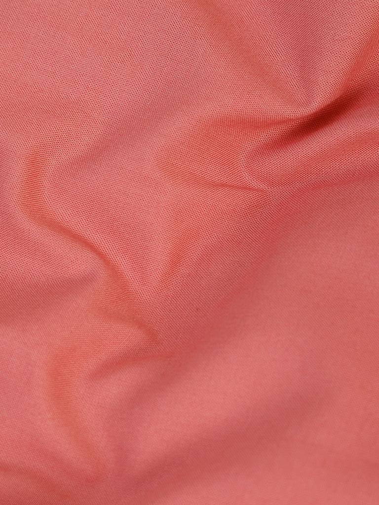Westside Home Dusty Rose Solid Double Bed Flat sheet and Pillowcase Set