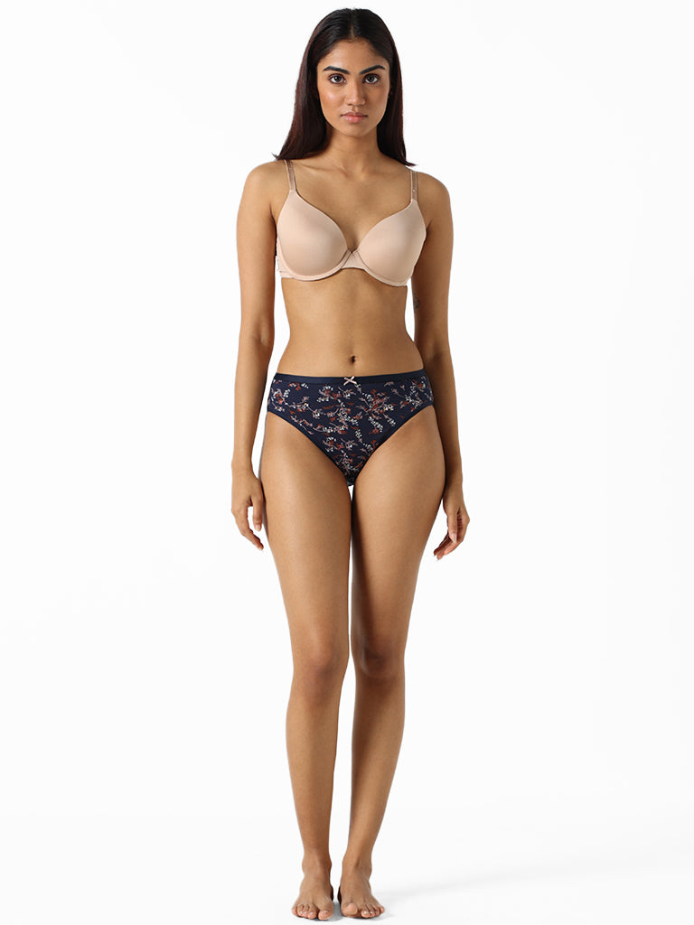 Wunderlove Multicolor High Leg Briefs - Pack of 3