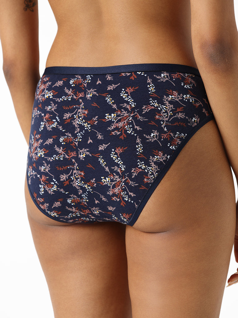 Wunderlove Multicolor High Leg Briefs - Pack of 3